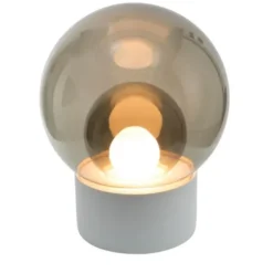 Lampa Podłogowa Boule Szara-Szara-Biała Pulpo