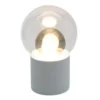 Lampa Podłogowa Boule Wysoka Transparentna-Szara-Biała Pulpo