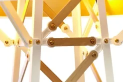 Lampa Podłogowa Construction Wood 139 Cm Biała Moooi