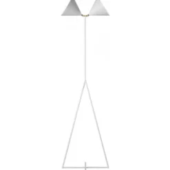 Lampa Podłogowa Deux Biała Atelier Areti