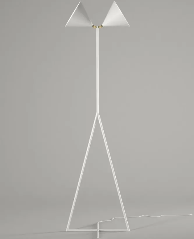 Lampa Podłogowa Deux Biała Atelier Areti