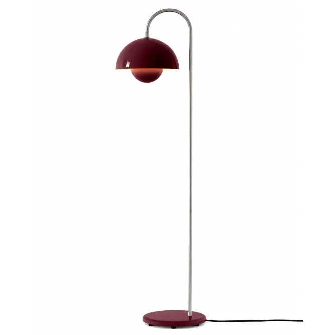 Lampa Podłogowa Flowerpot Vp12 Śliwkowa Andtradition