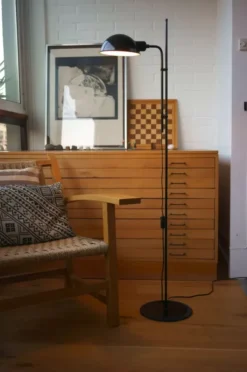 Lampa Podłogowa Funiculí Black Marset