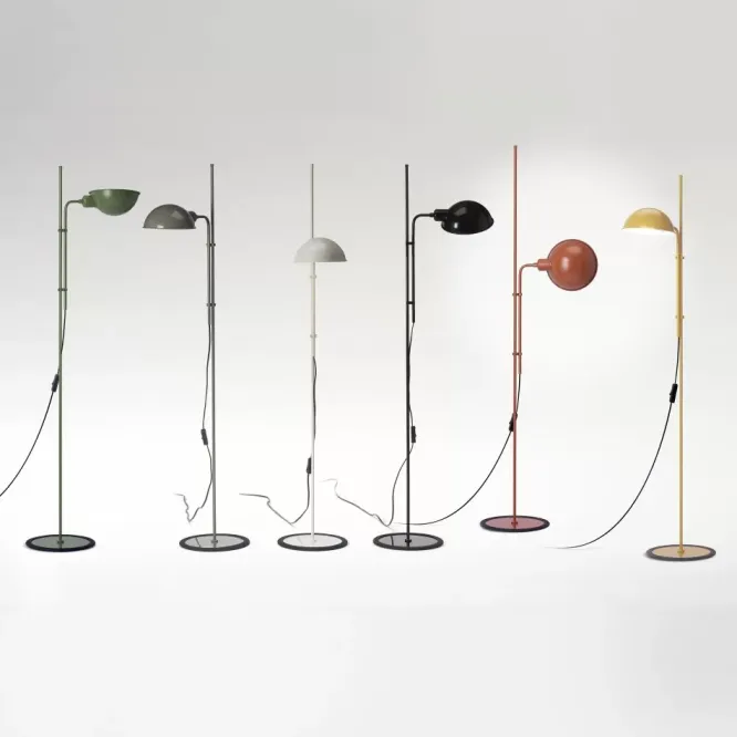 Lampa Podłogowa Funiculí Moss Grey Marset