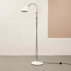 Lampa Podłogowa Ginger Biała Btc