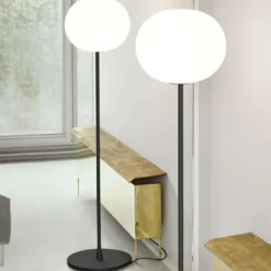 Lampa Podłogowa Glo-Ball F2 Czarna Flos