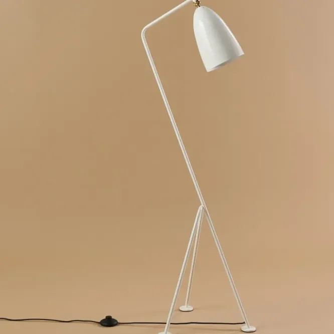 Lampa Podłogowa Grashoppa Czerwony Vintage Gubi