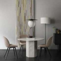 Lampa Podłogowa Gravity Czarny Metal Biały Klosz Gubi