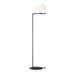 Lampa Podłogowa Ic F2 Czarna Flos