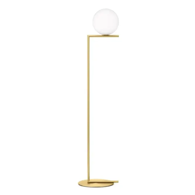 Lampa Podłogowa Ic F1 Mosiężna Flos