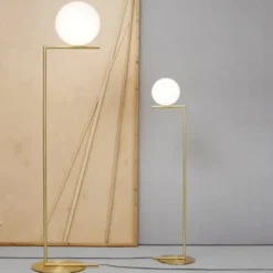 Lampa Podłogowa Ic F1 Mosiężna Flos