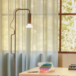 Lampa Podłogowa Ido Brązowa Hubsch