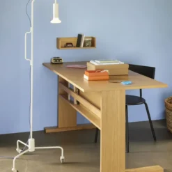 Lampa Podłogowa Ido Jasnoszara Hubsch