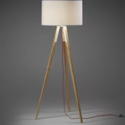 Lampa Podłogowa Iguazu Biała Kave Home