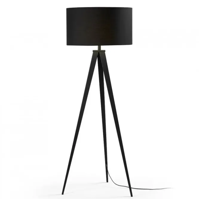 Lampa Podłogowa Iguazu Black Kave Home