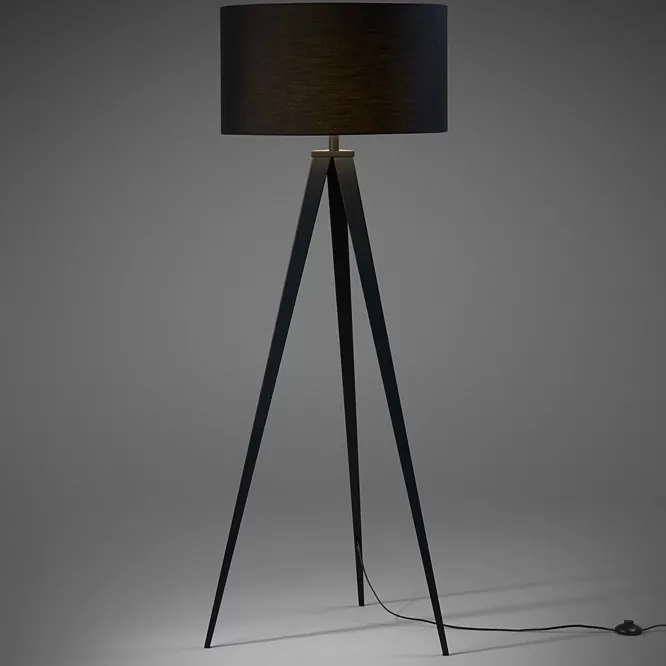 Lampa Podłogowa Iguazu Black Kave Home