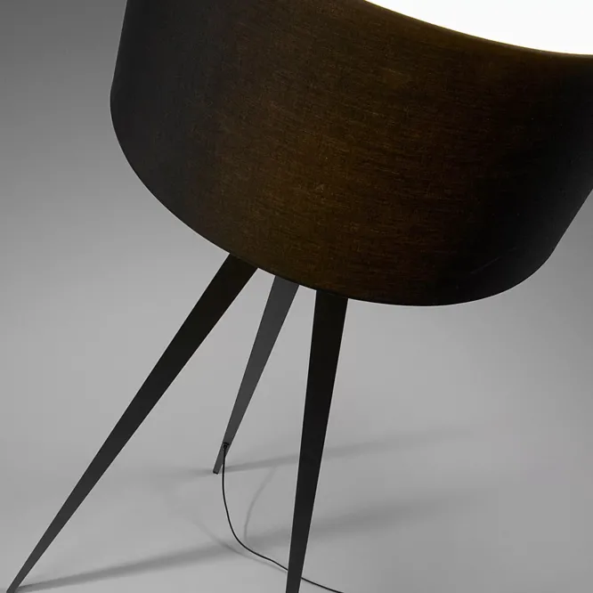 Lampa Podłogowa Iguazu Black Kave Home