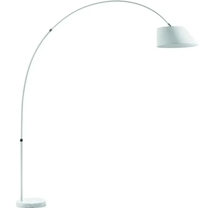 Lampa Podłogowa Lee Biała Kave Home