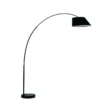 Lampa Podłogowa Lee Czarna Kave Home