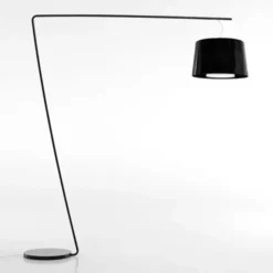 Lampa Podłogowa L001T Ba Czarna Pedrali