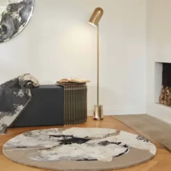 Lampa Podłogowa Luceo Złota Aytm