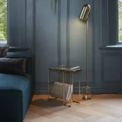 Lampa Podłogowa Luceo Złota Aytm