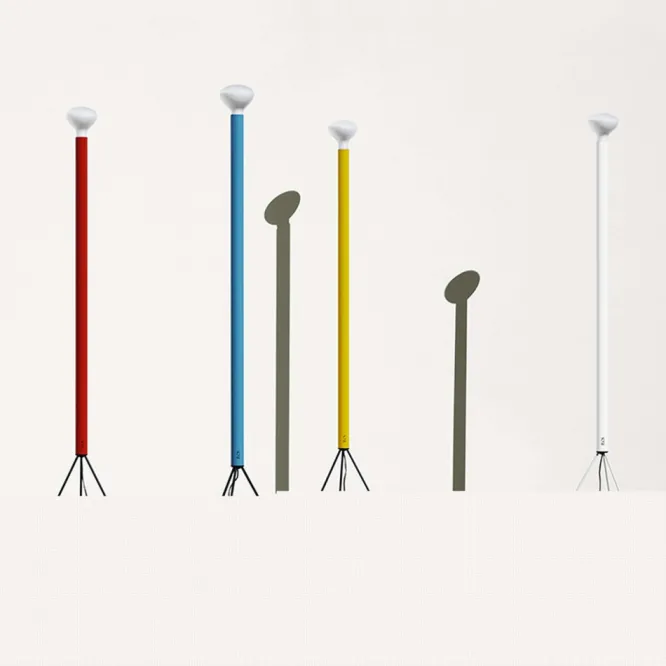 Lampa Podłogowa Luminator Antracytowa Flos