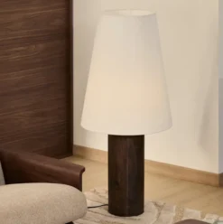Lampa Podłogowa Marga Brązowa Kave Home