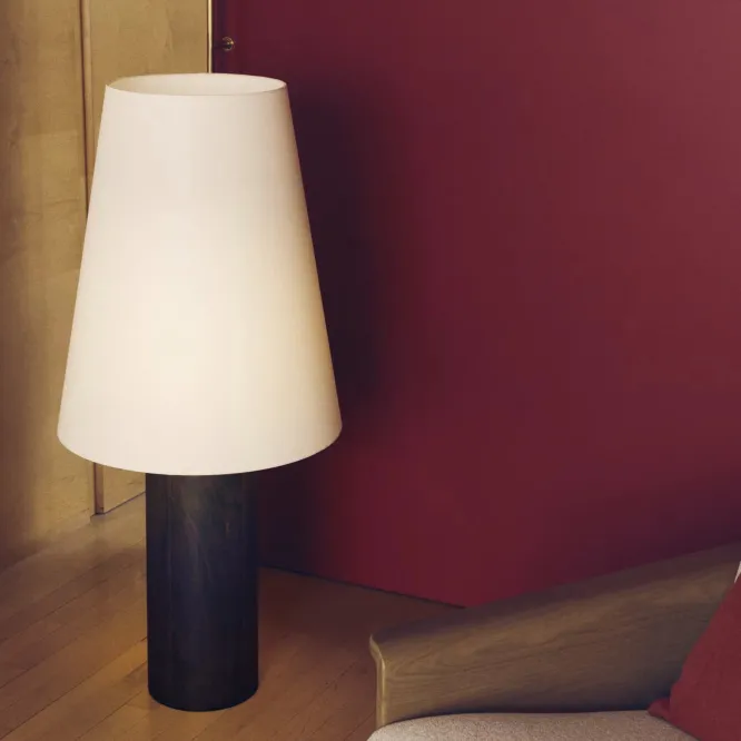 Lampa Podłogowa Marga Brązowa Kave Home