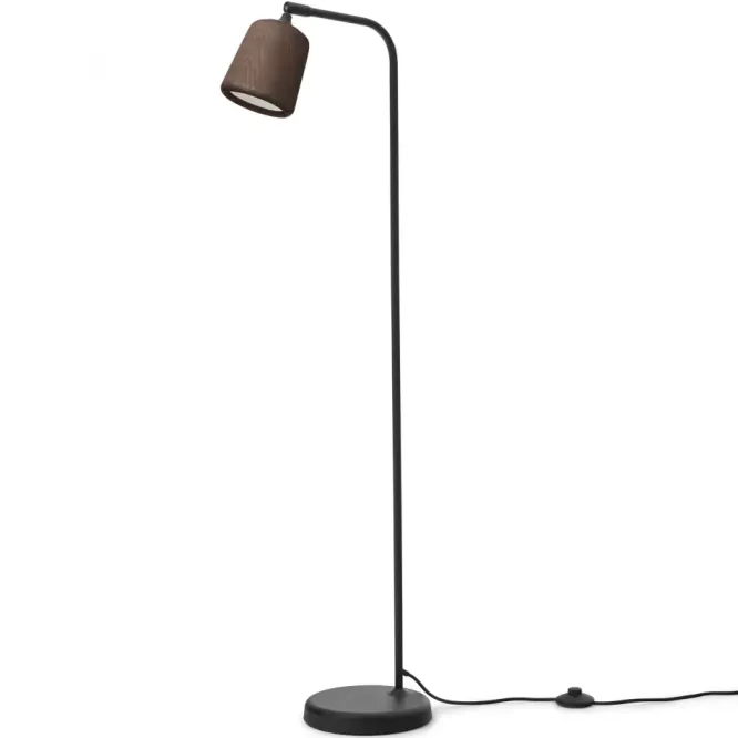 Lampa Podłogowa Material Dąb Przydymiony New Works