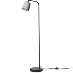 Lampa Podłogowa Material Jasnoszary Beton New Works
