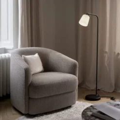 Lampa Podłogowa Material Szkło Opalizowane New Works