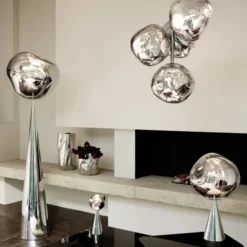 Lampa Podłogowa Melt Cone Fat Nickel Tom Dixon