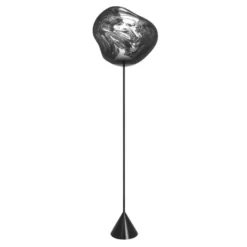 Lampa Podłogowa Melt Cone Slim Srebrna Tom Dixon