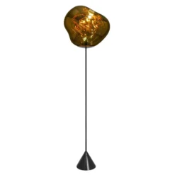 Lampa Podłogowa Melt Cone Slim Złota Tom Dixon