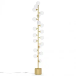 Lampa Podłogowa Mimosa 069 Mosiężna Atelier Areti
