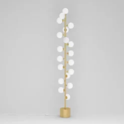 Lampa Podłogowa Mimosa 069 Mosiężna Atelier Areti