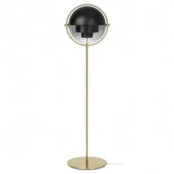 Lampa Podłogowa Multi-Lite Brass Soft Black Semi Matt Gubi