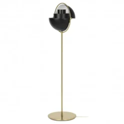 Lampa Podłogowa Multi-Lite Brass Soft Black Semi Matt Gubi