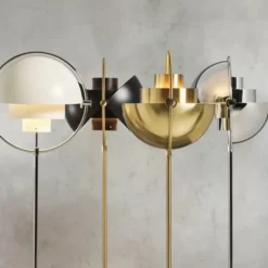 Lampa Podłogowa Multi-Lite Brass Gubi