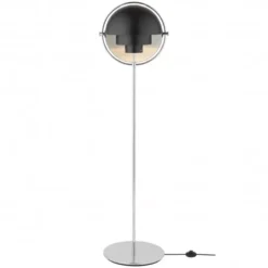 Lampa Podłogowa Multi-Lite Chrome Black Semi Matt Gubi