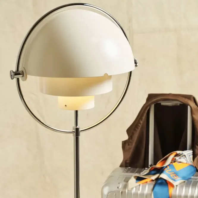 Lampa Podłogowa Multi-Lite Chrome Black Semi Matt Gubi