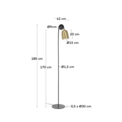 Lampa Podłogowa Natsumi Kave Home