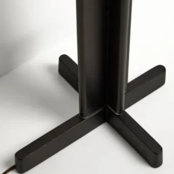 Lampa Podłogowa Niani Drewno Kauczukowe Brązowe Kave Home