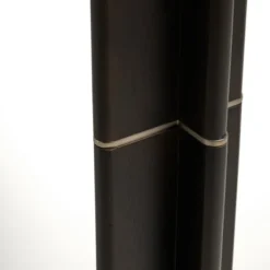 Lampa Podłogowa Niani Drewno Kauczukowe Brązowe Kave Home