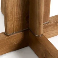Lampa Podłogowa Niani Drewno Kauczukowe Naturalne Kave Home
