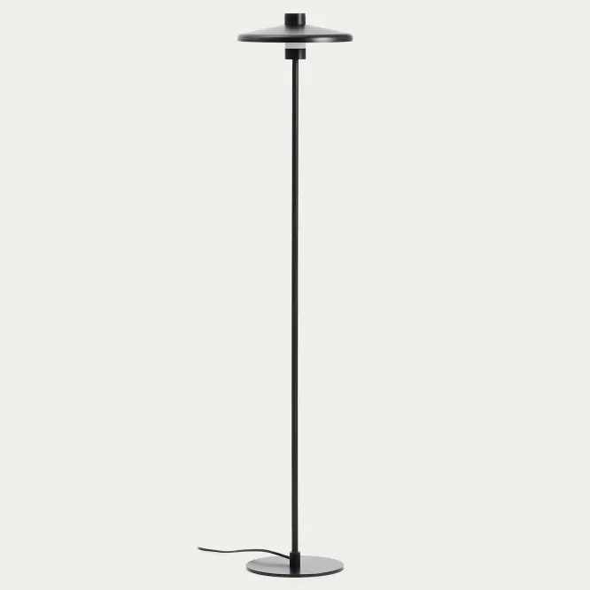 Lampa Podłogowa Nuvira Czarna Kave Home