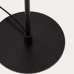 Lampa Podłogowa Nuvira Czarna Kave Home