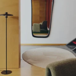 Lampa Podłogowa Nuvira Czarna Kave Home
