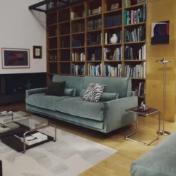 Lampa Podłogowa Nuvira Srebrna Kave Home